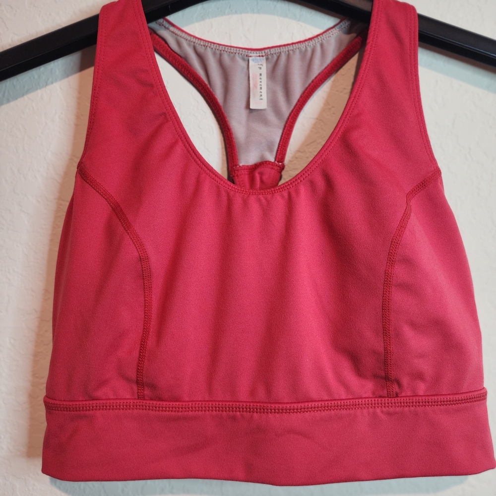 FP Movement by Free People Pink Racerback Sports Bra